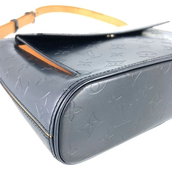 Louis Vuitton Mat Alston Monogram Leather Shoulder Bag Black - Picture 4 of 16